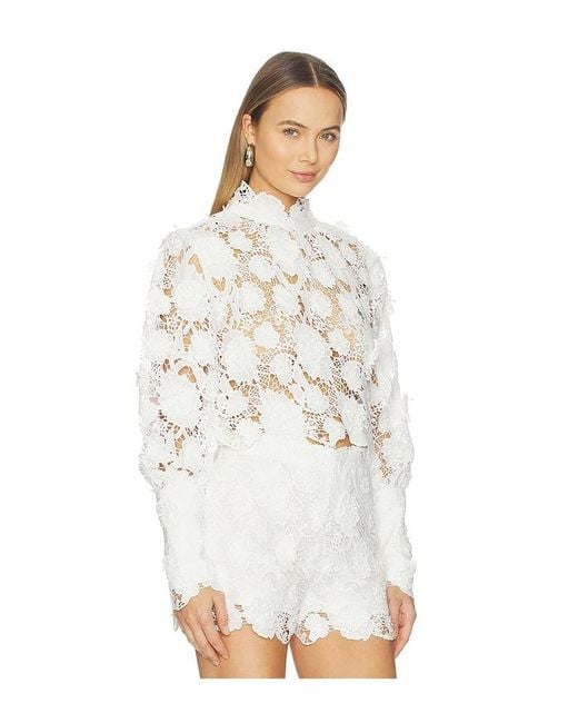 Bardot White Lace Georgia Top