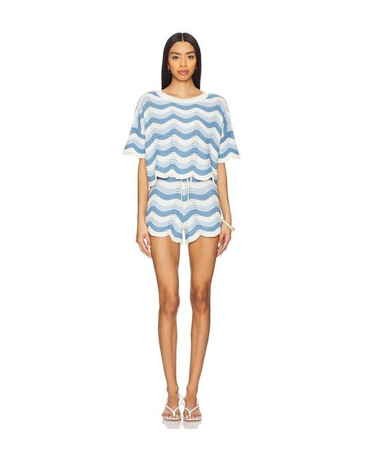 LSPACE Blue X Revolve Make Waves Short