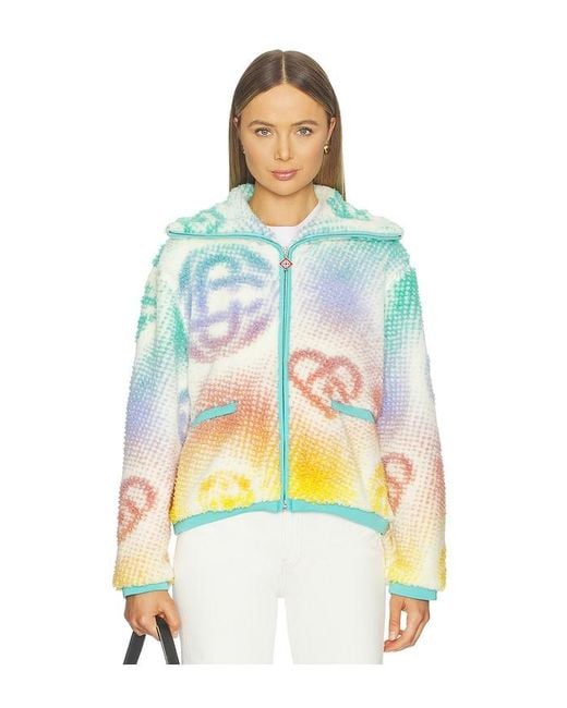 Casablanca White Monogram Fleece Jacket