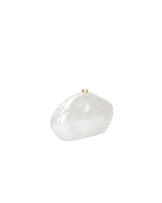 Cult Gaia White The Caldera Clutch