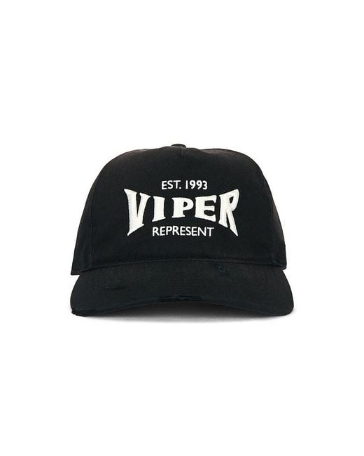 Represent Black Viper Room Cap for men