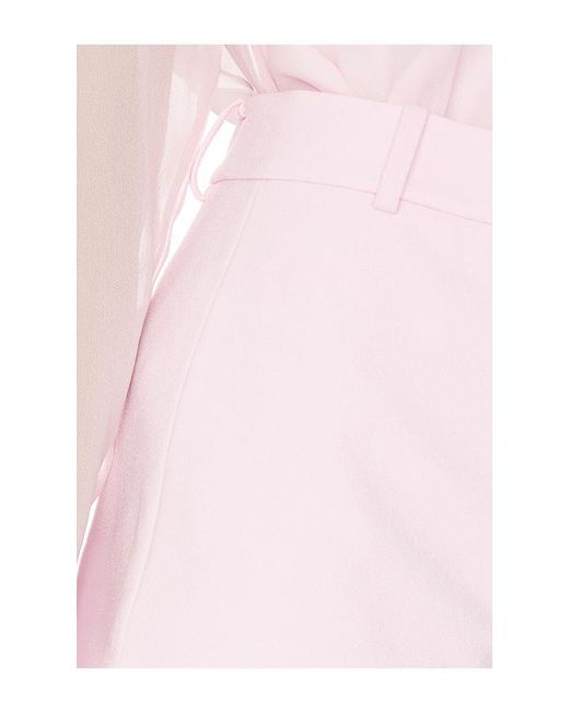 Sans Faff White Crepe Hot Pants