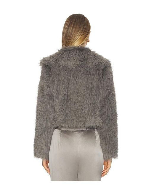 The Sei Multicolor Faux Fur Bomber Jacket