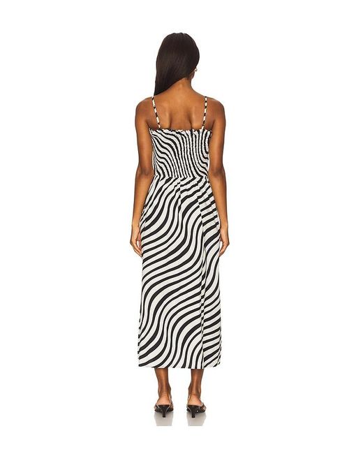 Nation Los Angeles White Sibelle Smocked Dress