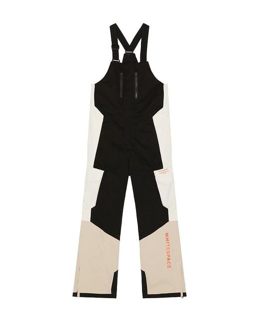 White/space Black 2L Insulated Cargo Bib Pants for men