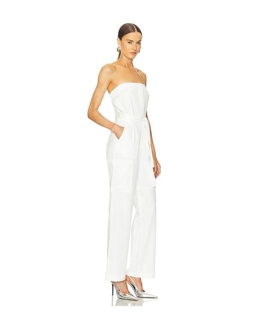 Kimberly Taylor White Tina Utility Jumpsuit
