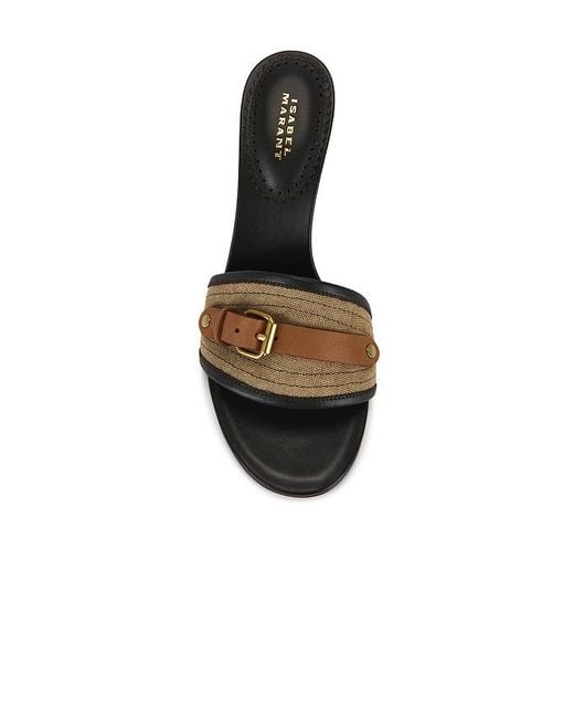 Isabel Marant Black Abryel Sandal