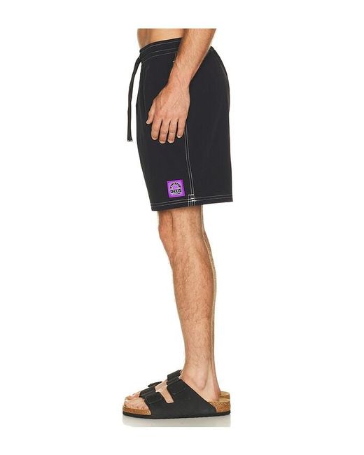 Deus Ex Machina Black Jasper Swim Short for men