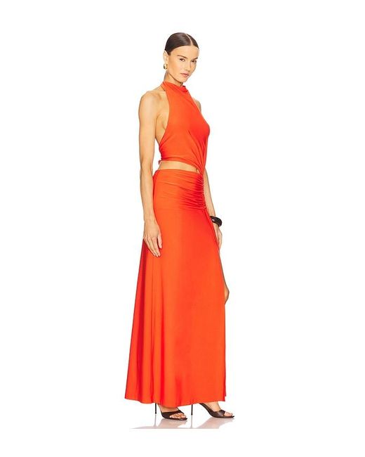 Maxivestido Kendall En Color Naranja Talla (También En Xs) Misha de color Orange