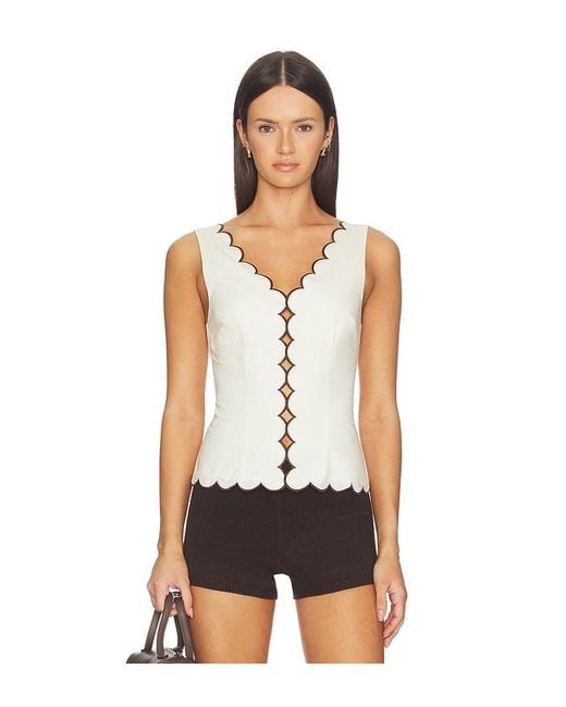 Tularosa White Samara Top
