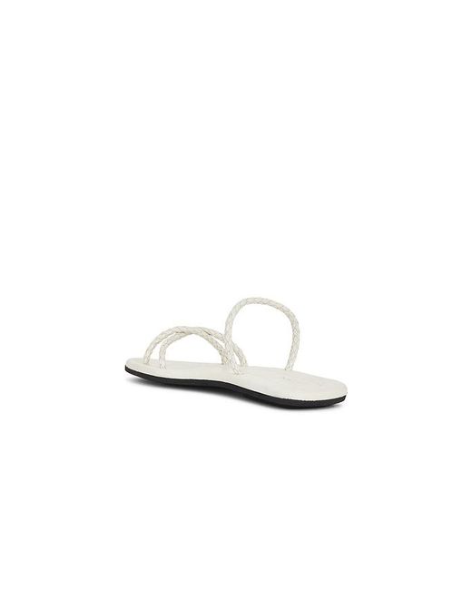 St. Agni White Woven Rope Slide
