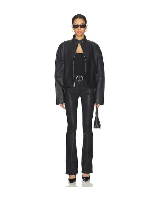 L'Agence Blue Selma High Rise Sleek Baby Boot Pant