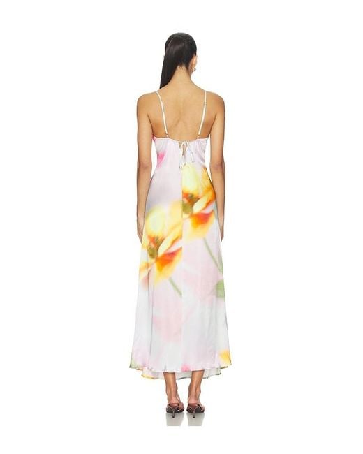 LSPACE White Gabby Maxi Dress