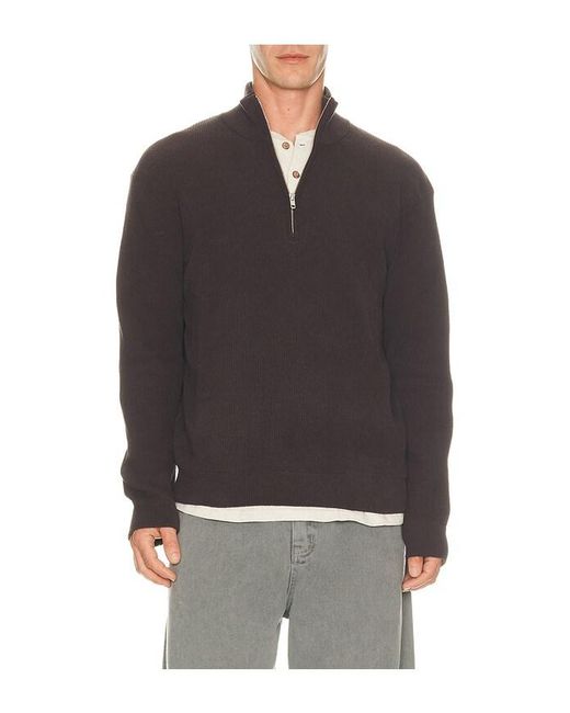 NN07 Gray Danny Half Zip 6429 for men