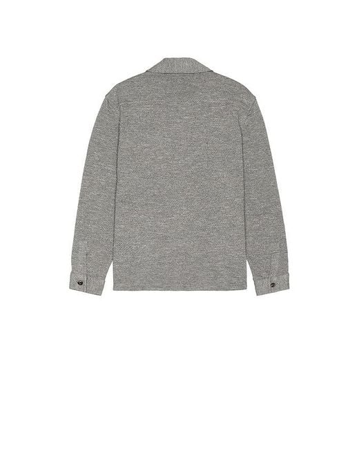 Faherty Brand Shacket Inlet in Gray für Herren