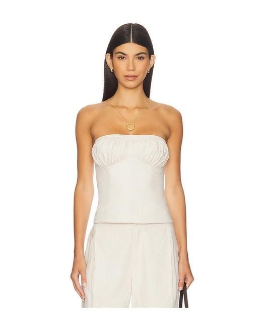 ALL THE WAYS White Hayden Top