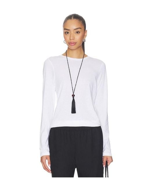 Clique White Philly Long Sleeve Tee