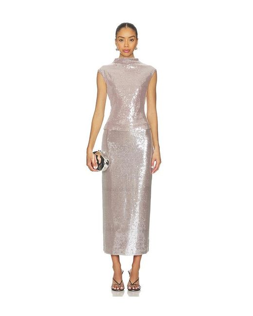 Elodie the Label Multicolor Belinda Sequin Skirt