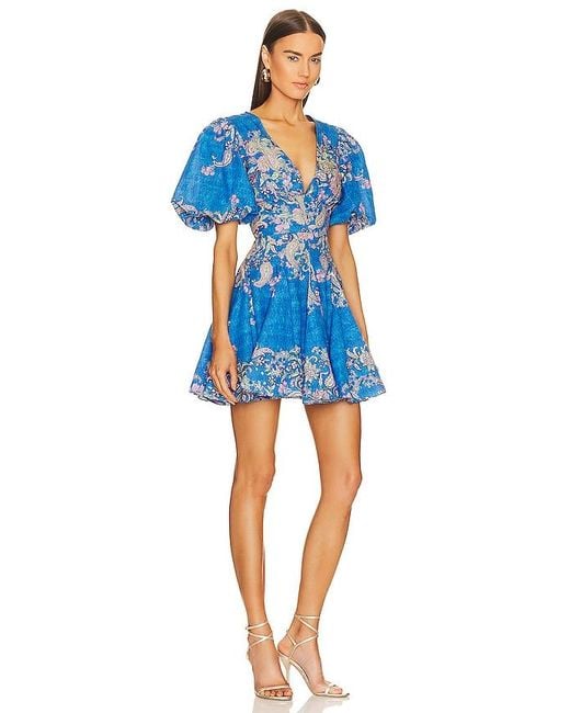 Hemant & Nandita Blue Short Dress