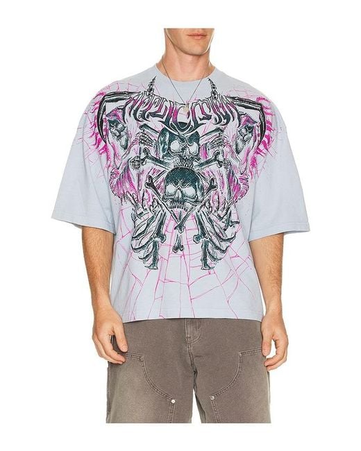 Affliction Multicolor Darkness Falls Short Sleeve Tee for men