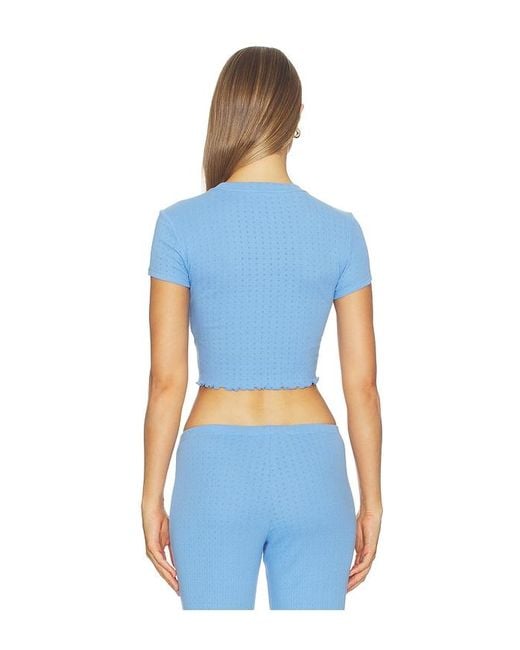 WellBeing + BeingWell Blue Auryn Tee