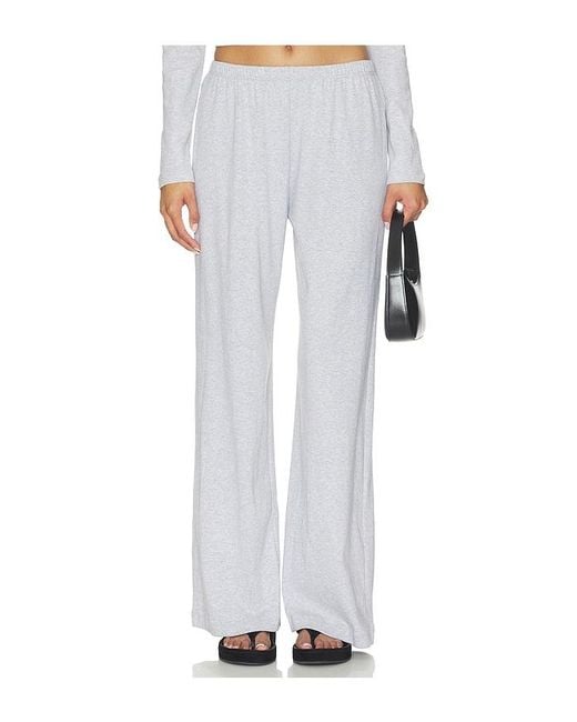 Leset White Nando Lounge Pant