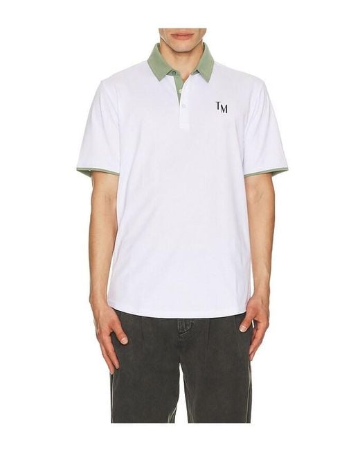 Travis Mathew White Energy Polo for men