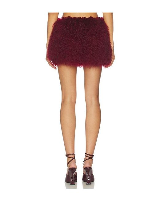 Susanna Chow Red Carrie Skirt