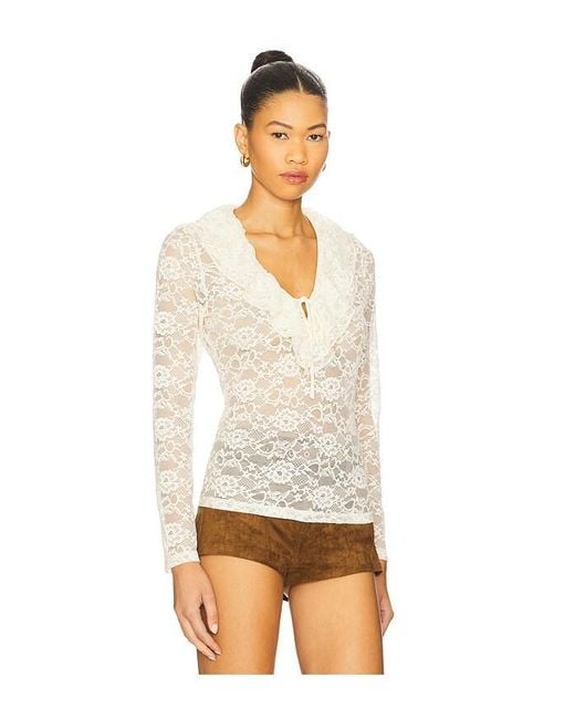 Steve Madden Natural Langã„Rmeliges Shirt Elvie