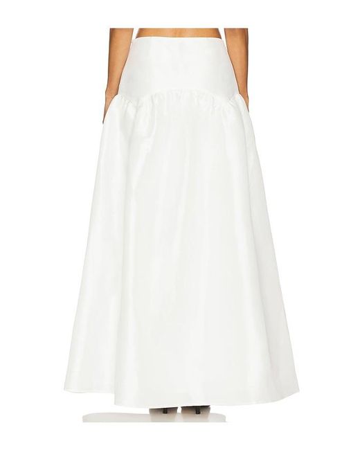 MORE TO COME White Carson Skirt