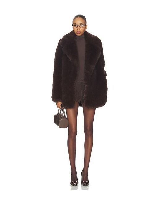 L'academie Black 'Academie Gamine Faux Fur Jacket