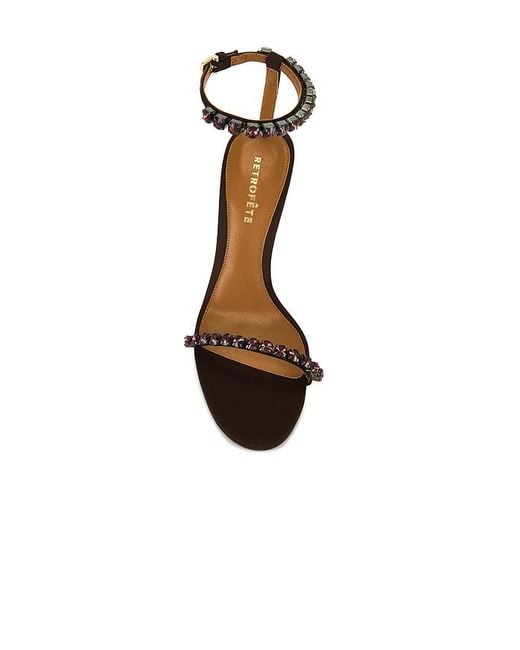 retroféte Black Fern Sandal
