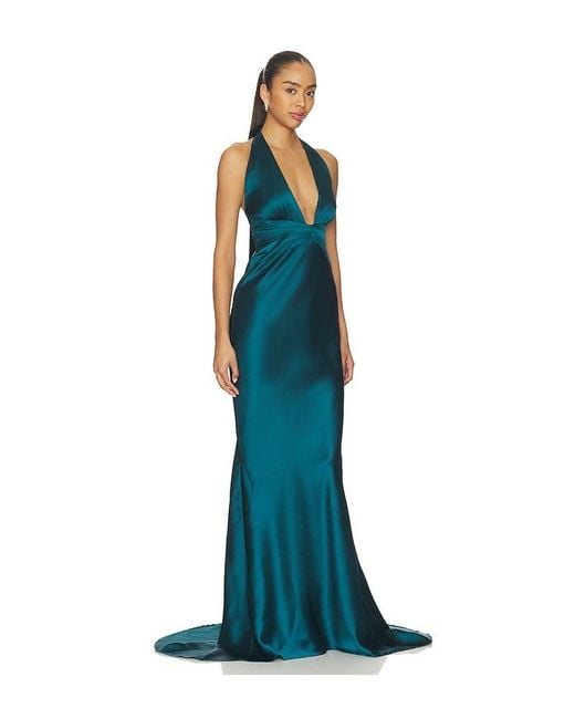 Nookie Blue Scarlet Plunge Gown