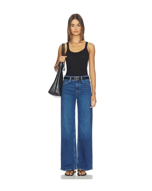 PAIGE Blue Anessa Wide Leg Jeans
