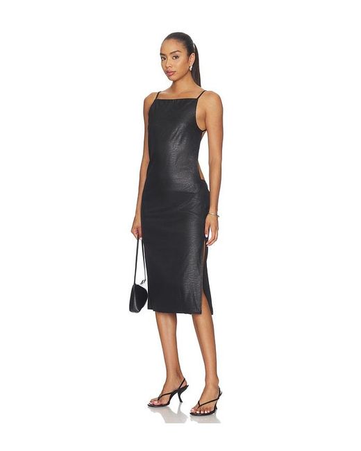 Lioness Black Alexa Midi Dress