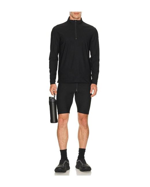 Paradise Zero Black Web Tech Quarter Zip for men