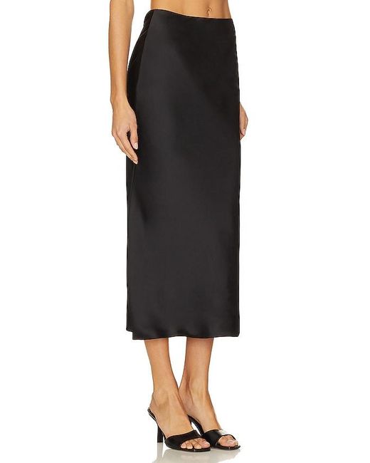 Norma Kamali Black X Revolve Bias Obie Skirt To Midcalf