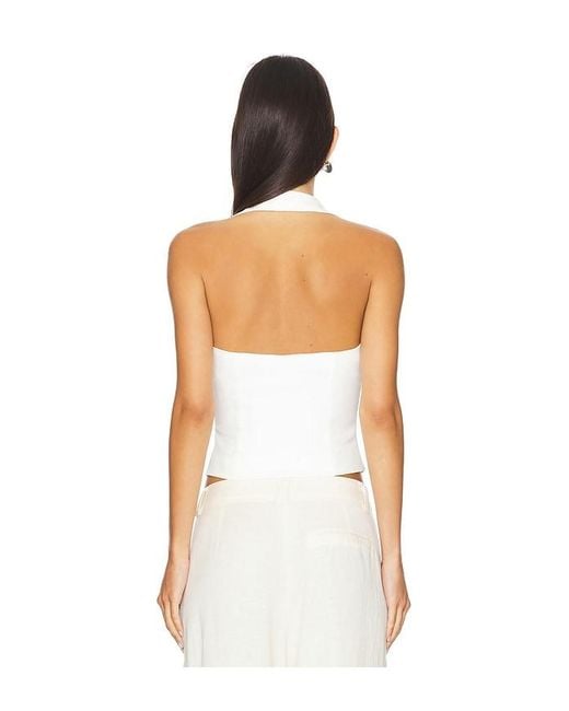 ALL THE WAYS White Imogen Vest