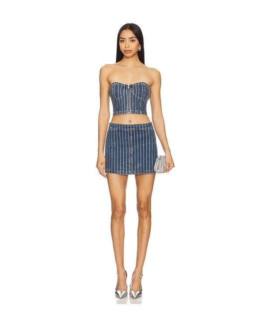A.Brand Blue Academia Bustier