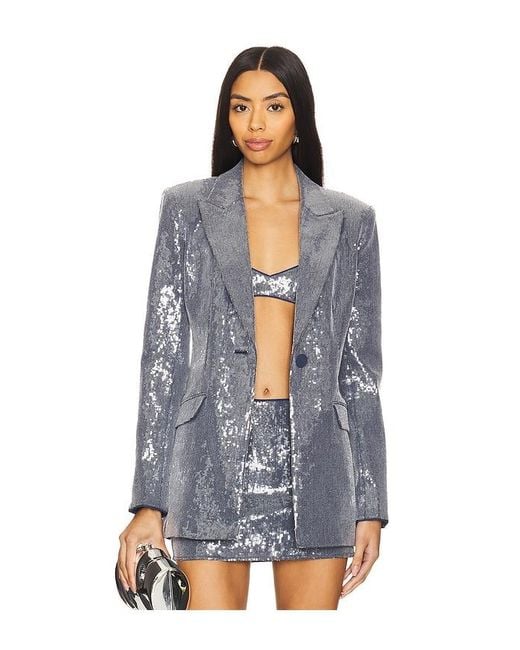 Camila Coelho Blue Mori Blazer