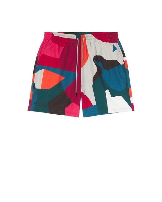 by Parra Red Ball To The Face Swim Shorts for men