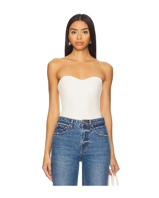 Ba&sh Blue Guarly Bustier