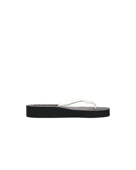 Sleeper Black Tapered Platform Flip Flop