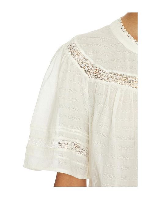 PAIGE White Pasadena Blouse