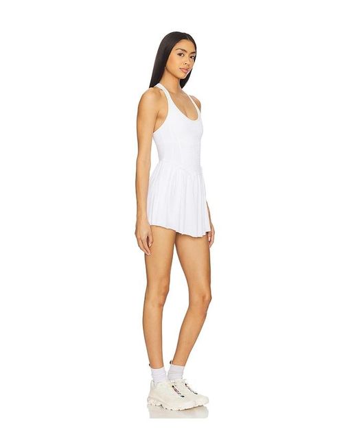 Free People X Fp Movement Smockin Hot Dress in White | Lyst