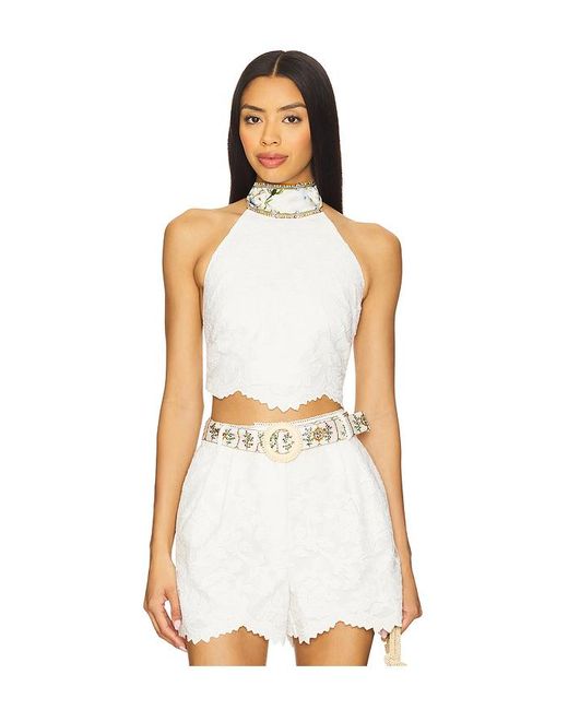 Top Sin Mangas Top En Color Blanco Talla (También En Xs/S) Camilla de color White