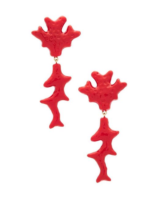 Julietta Red Coral Earrings