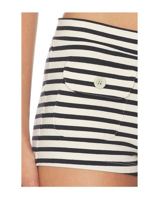 Oddli Blue Button Down Mini Short