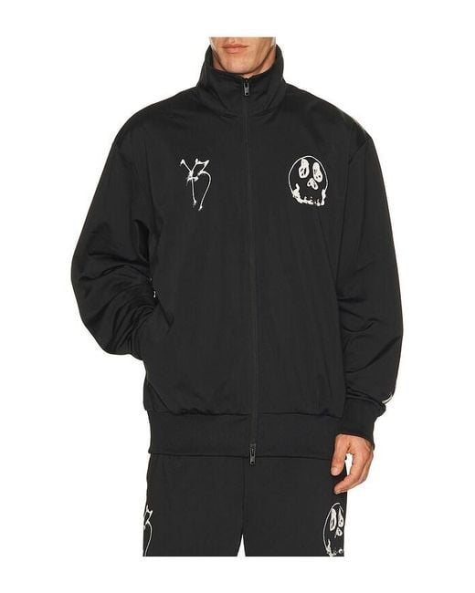 Y-3 Black Gfx Nyln Tt Jacket for men