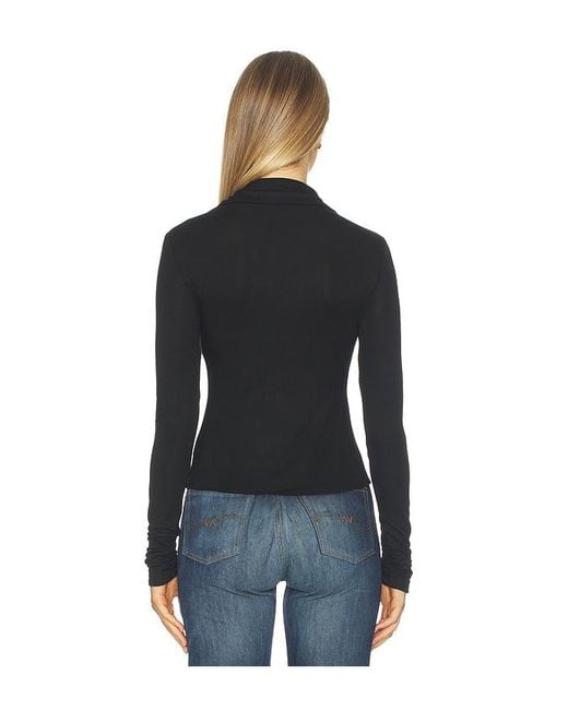 Lovers + Friends Black Della Top